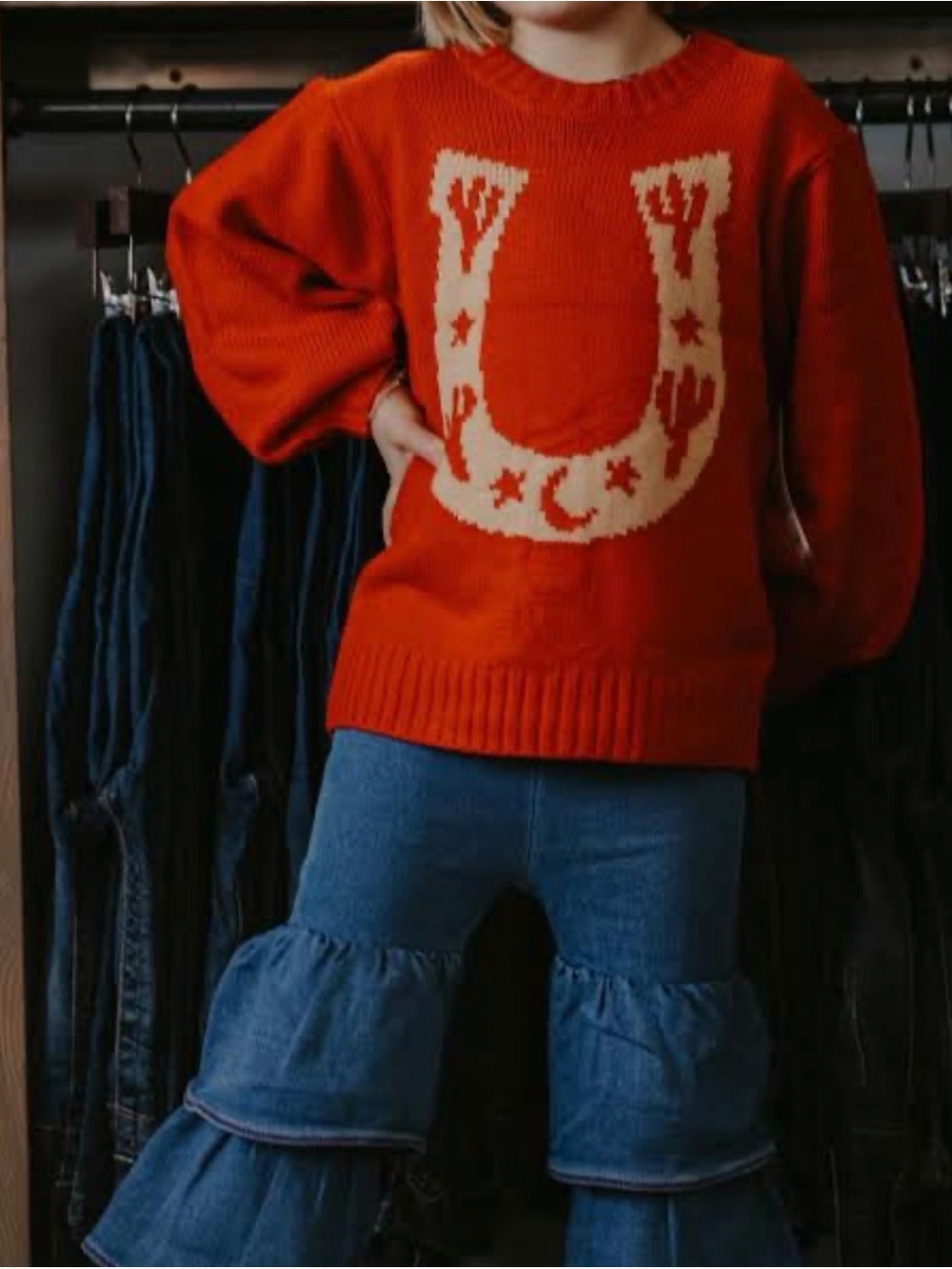 Kids wrangler sweater